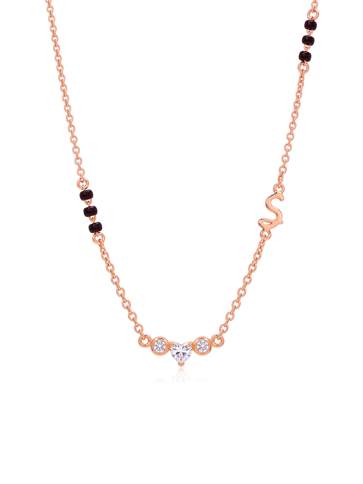 Personalised Rose Gold Mangalsutra