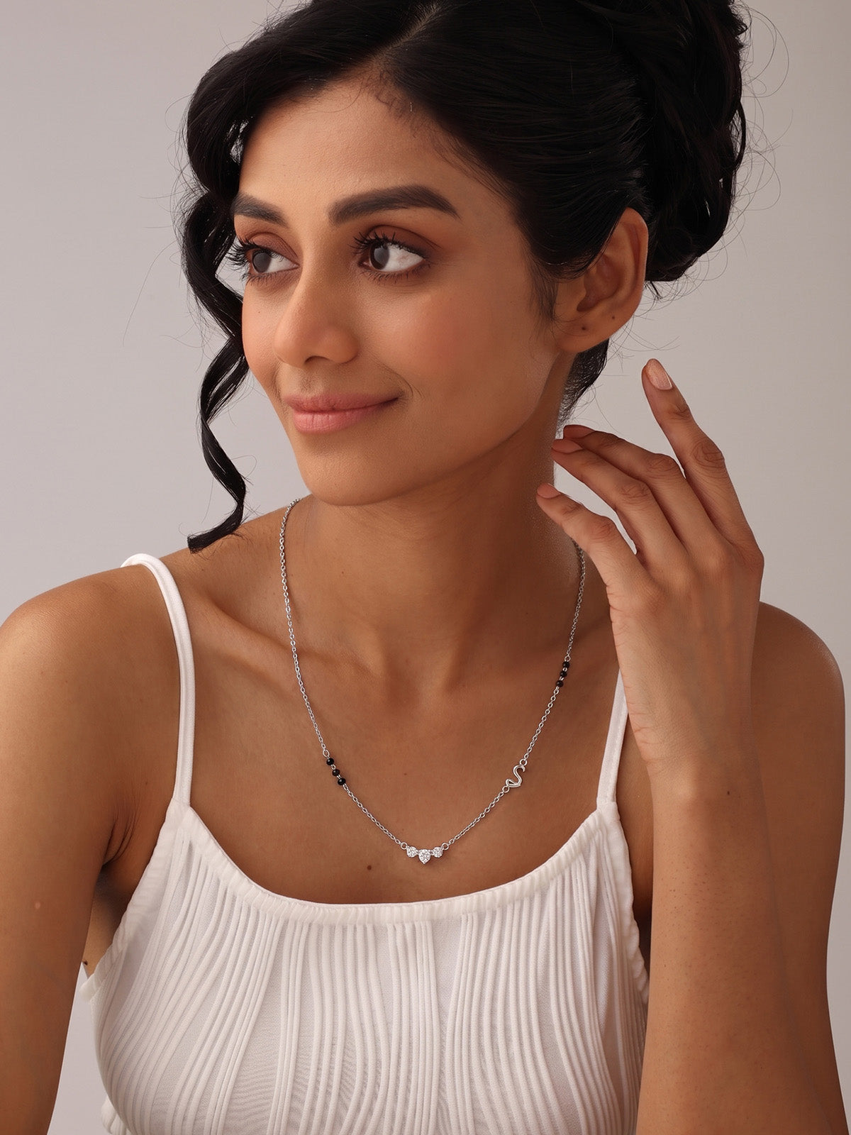 Silver Personalised Mangalsutra