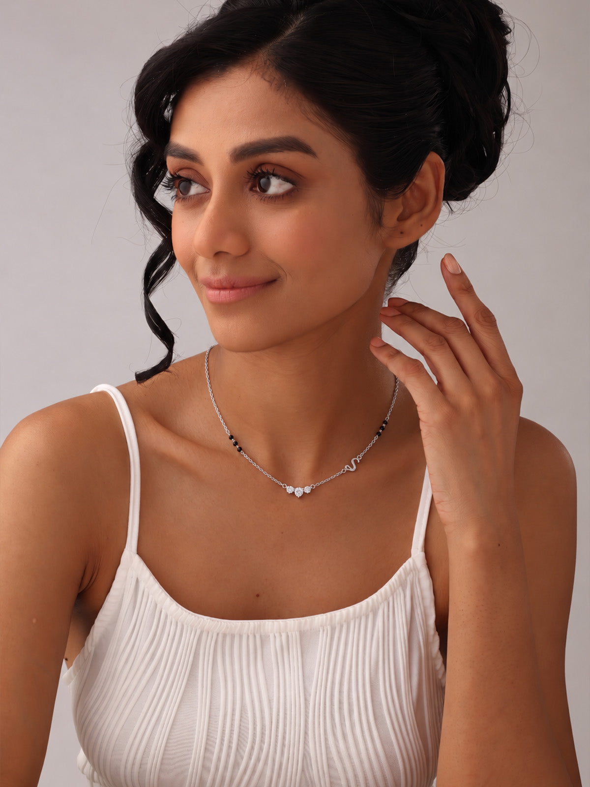 Silver Personalised Mangalsutra