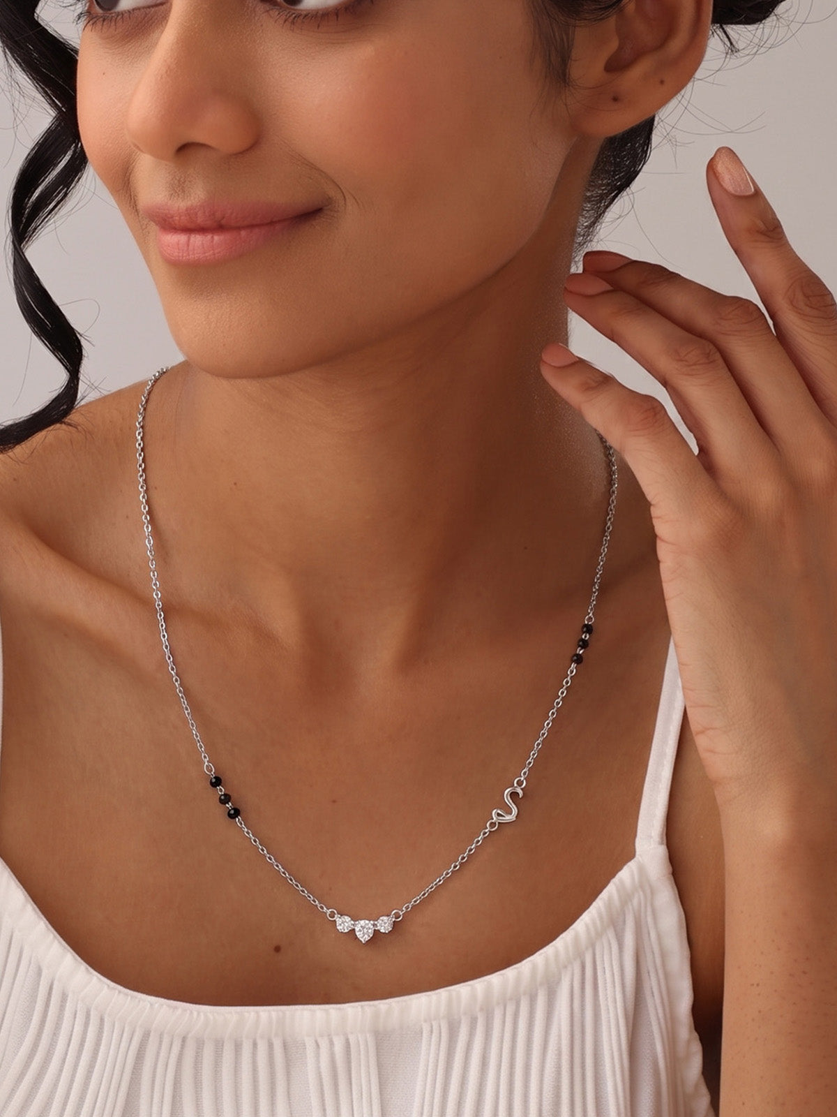 Silver Personalised Mangalsutra