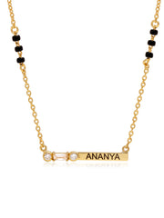 Personalised Flash Gold Mangalsutra