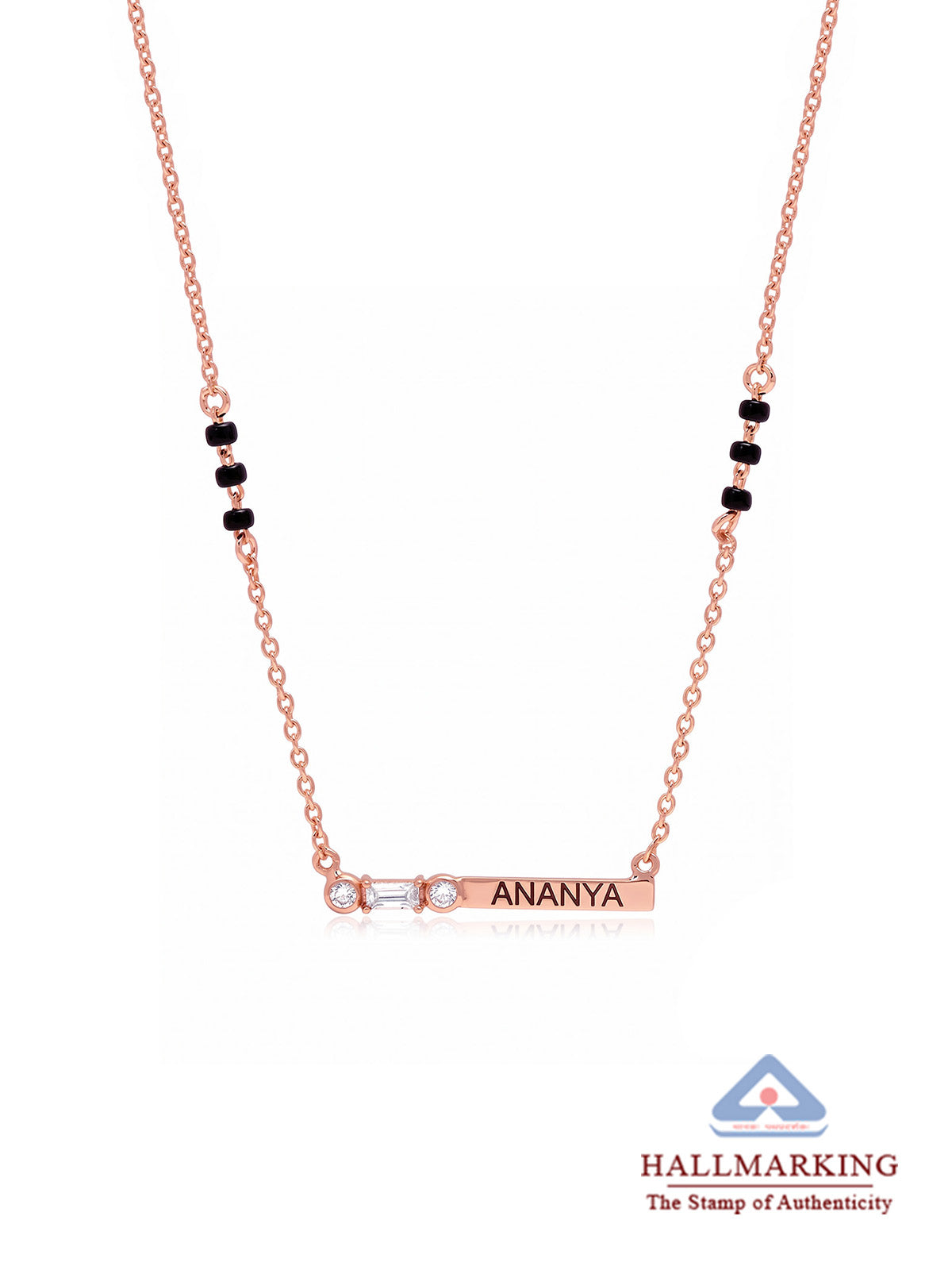 Personalised Rose Gold Mangalsutra