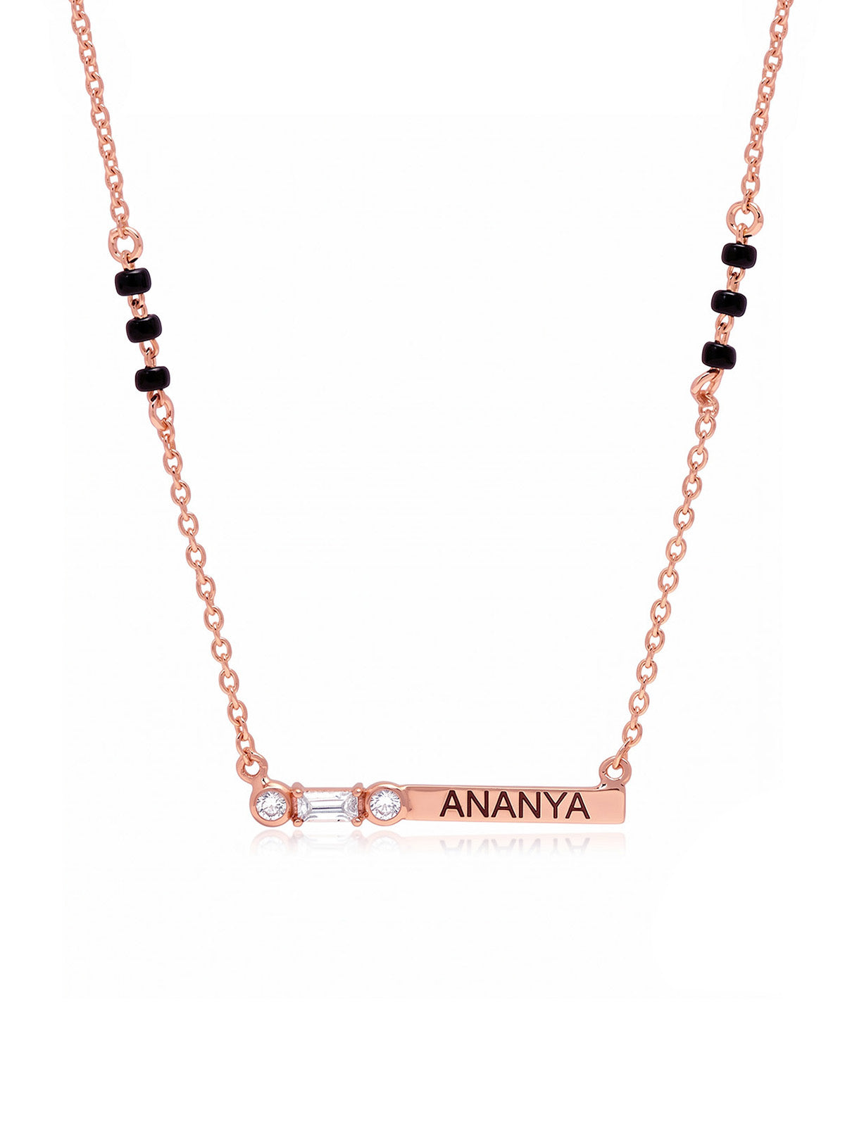 Personalised Rose Gold Mangalsutra