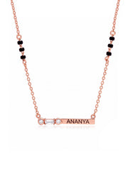Personalised Rose Gold Mangalsutra