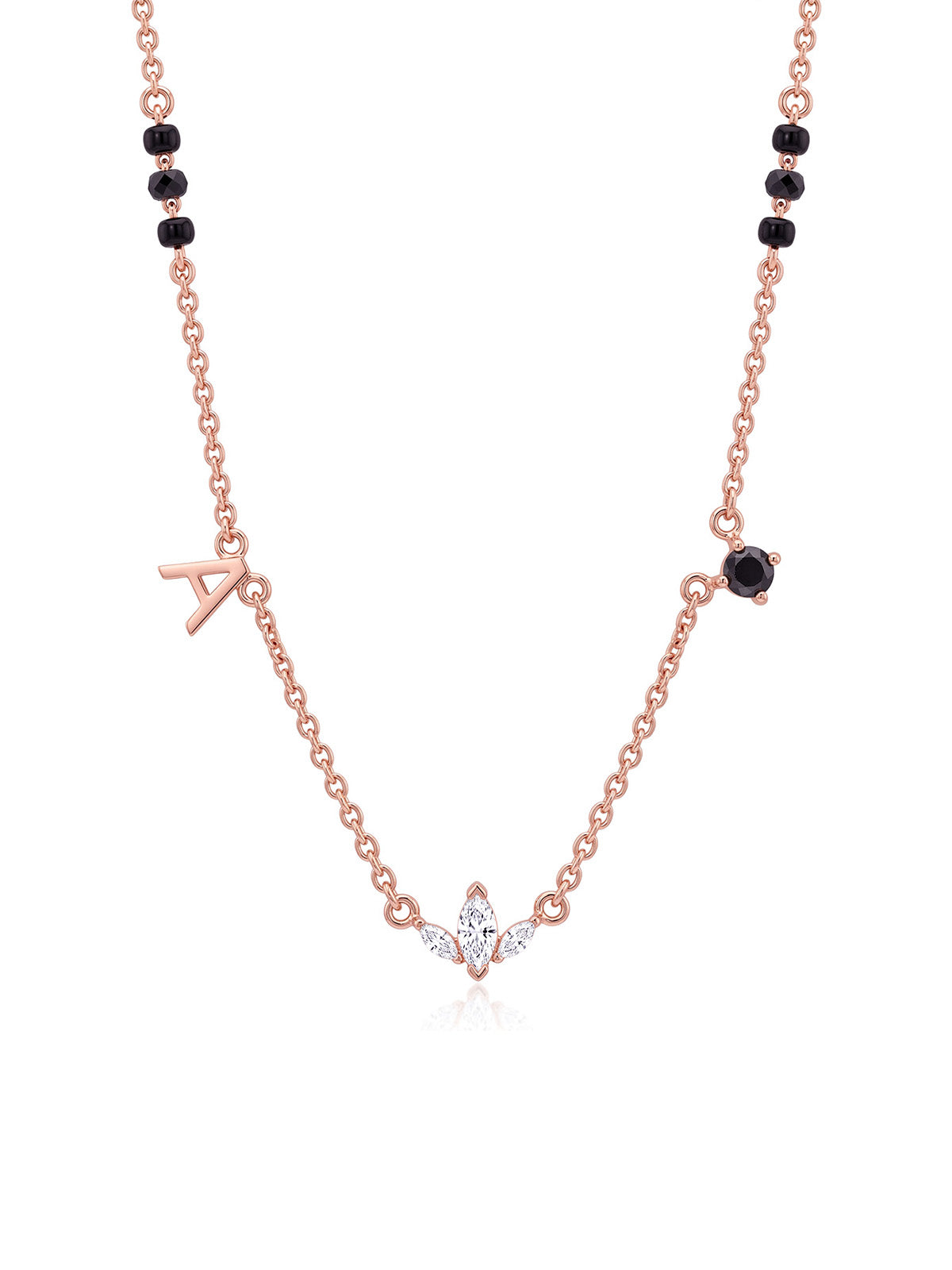 Personalised Rose Gold Mangalsutra