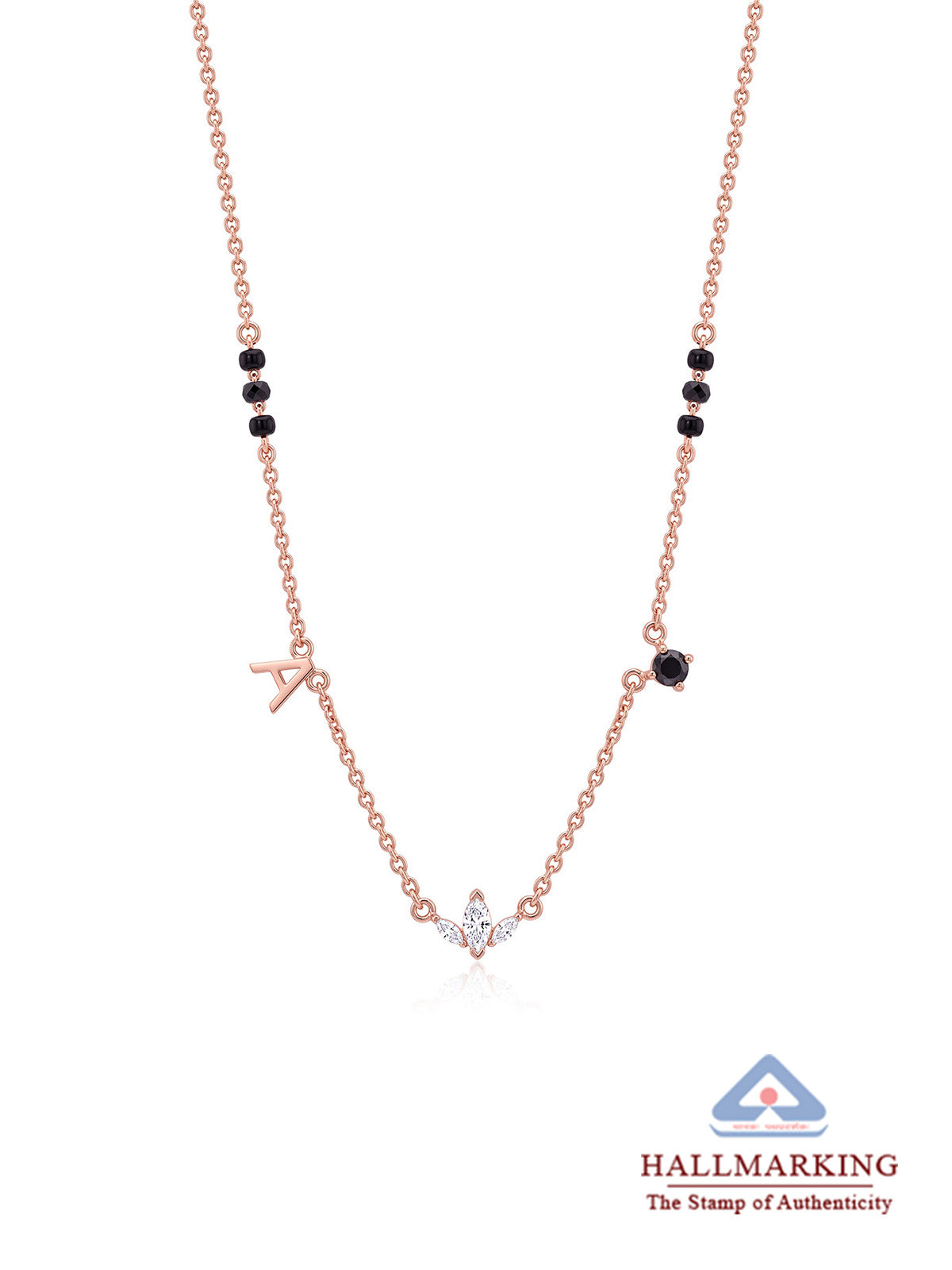 Personalised Rose Gold Mangalsutra