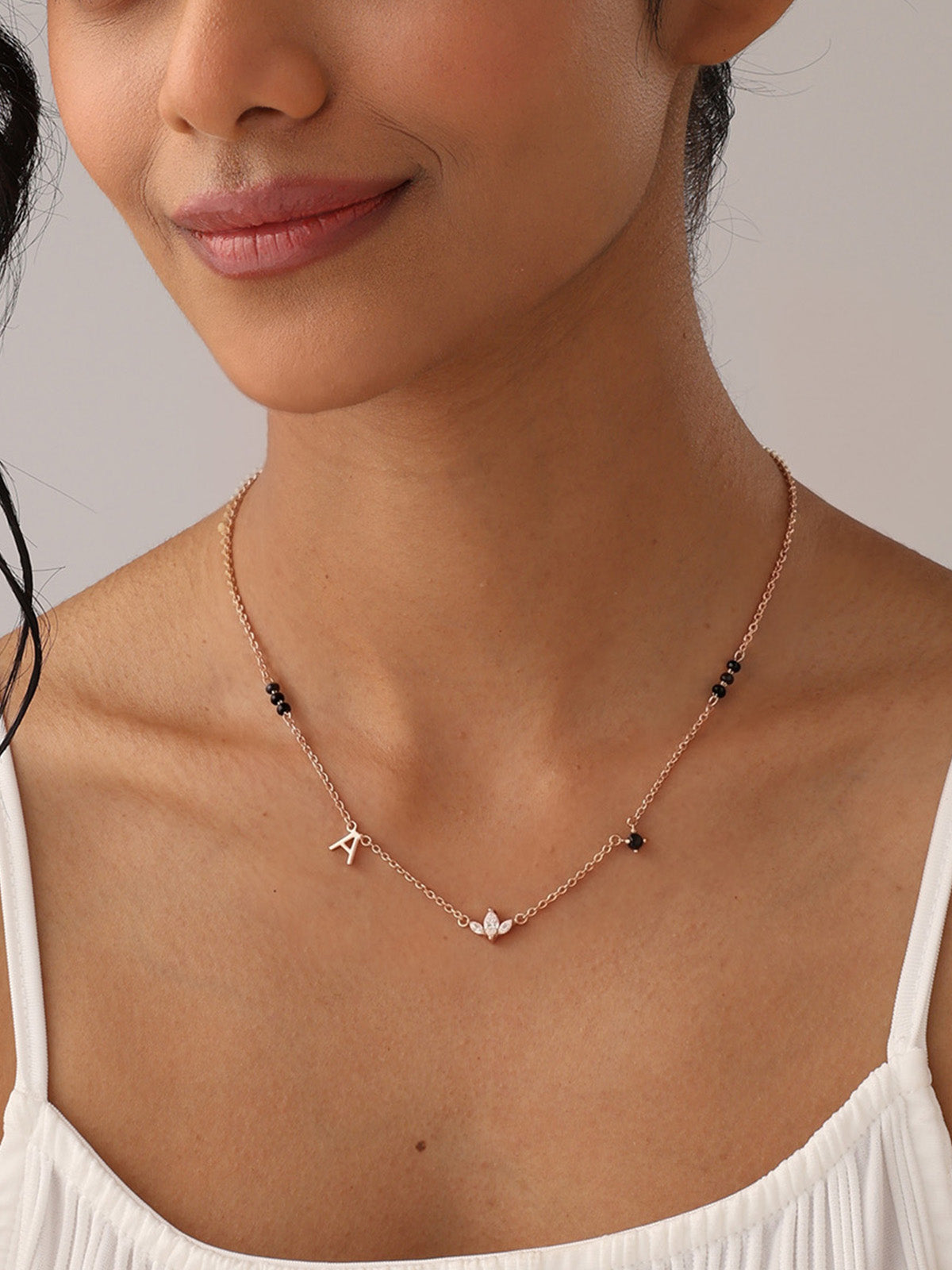 Personalised Rose Gold Mangalsutra