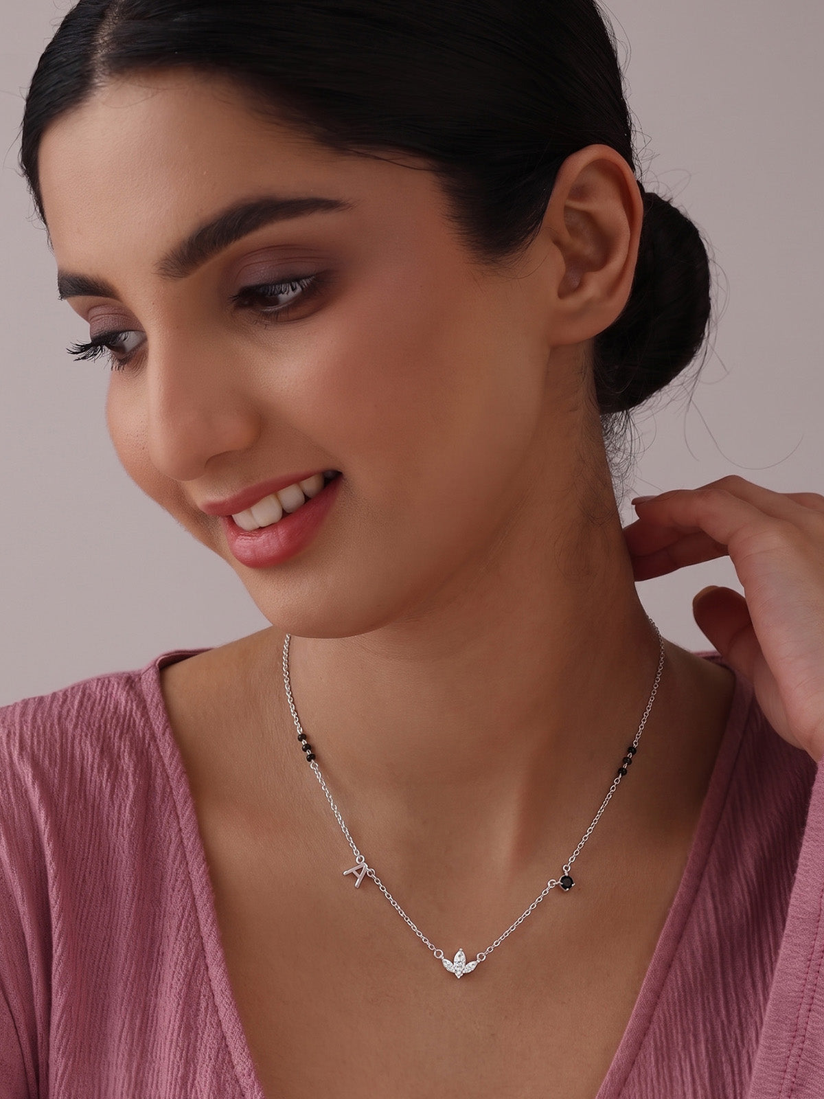 Personalised Silver Mangalsutra