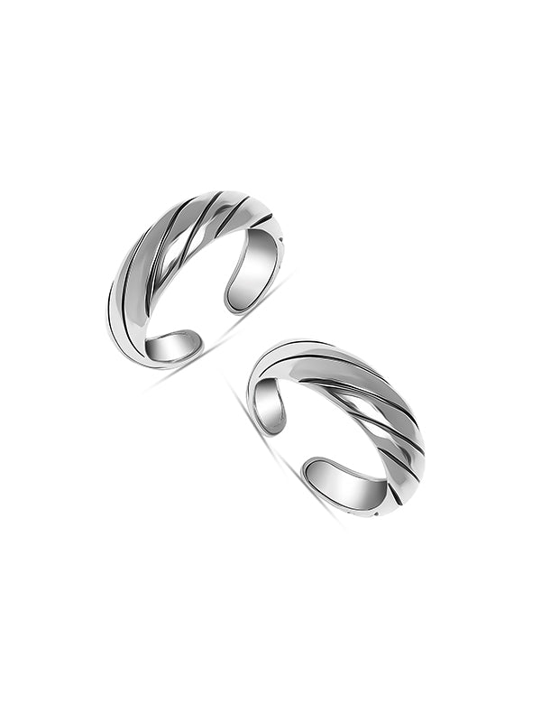 Antique Twisted Band Toe Ring