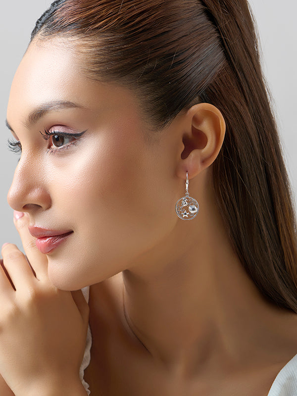 Sea Life Leverback Drop Earrings