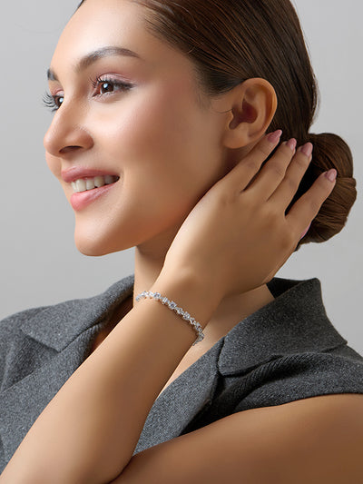 Princess Cut Square Tennis Bracelet