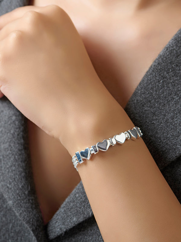 Italian Multi Heart Beaded Bracelet