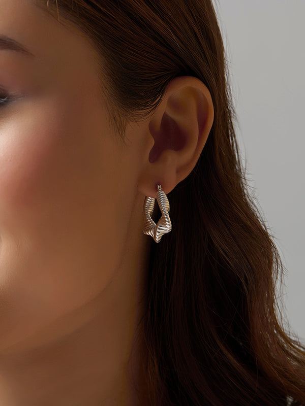 Vanya Ripple Hoops