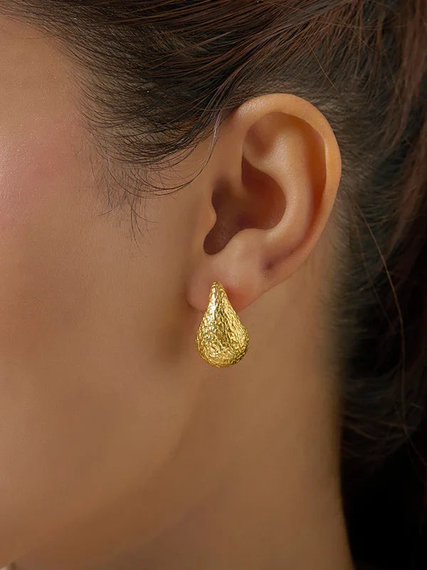 925 Sterling Silver Jewellery | 14K Gold-Plated Aqualume Stud Earrings | acpl-ecom.myshopify.com