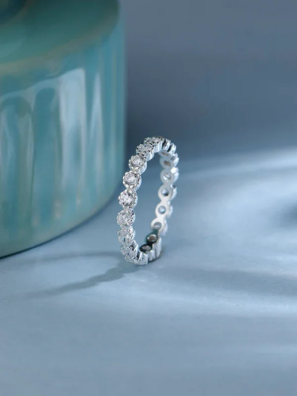 CZ Eternity Stackable Ring