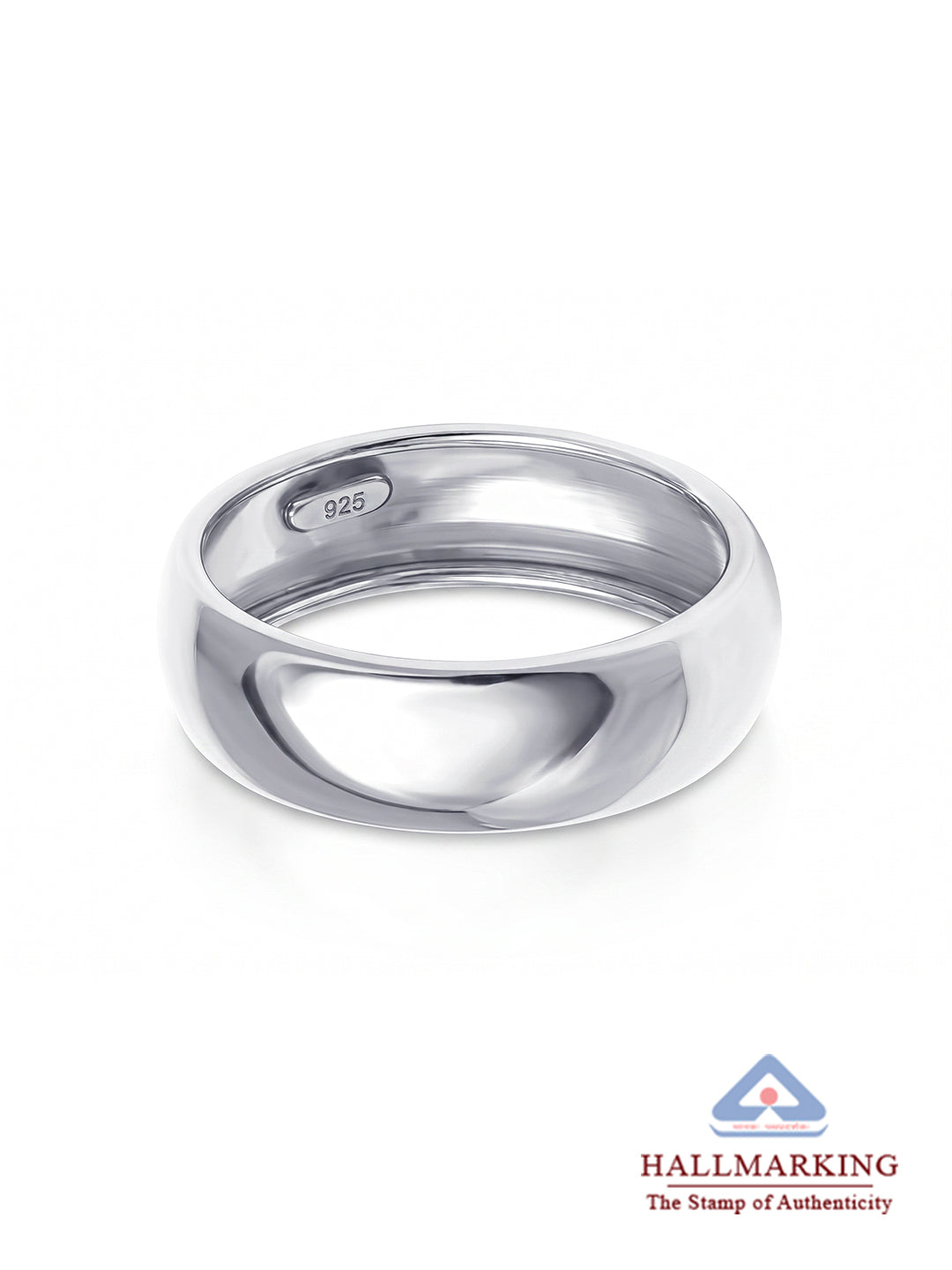 Silver Crystal Eternity Ring