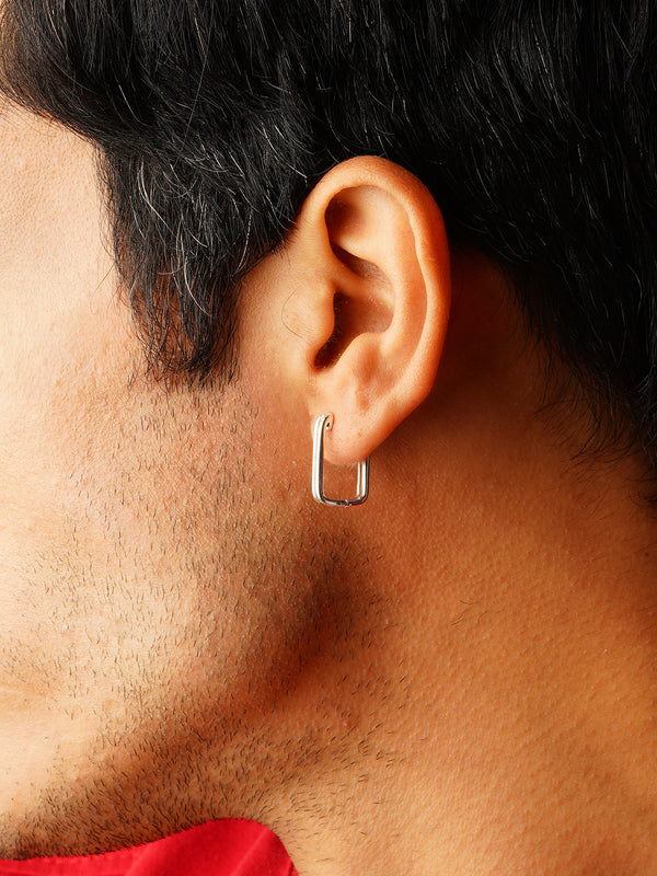 Mens Huggie Hoop Earrings LeCalla Buy 925 Sterling Silver Classic