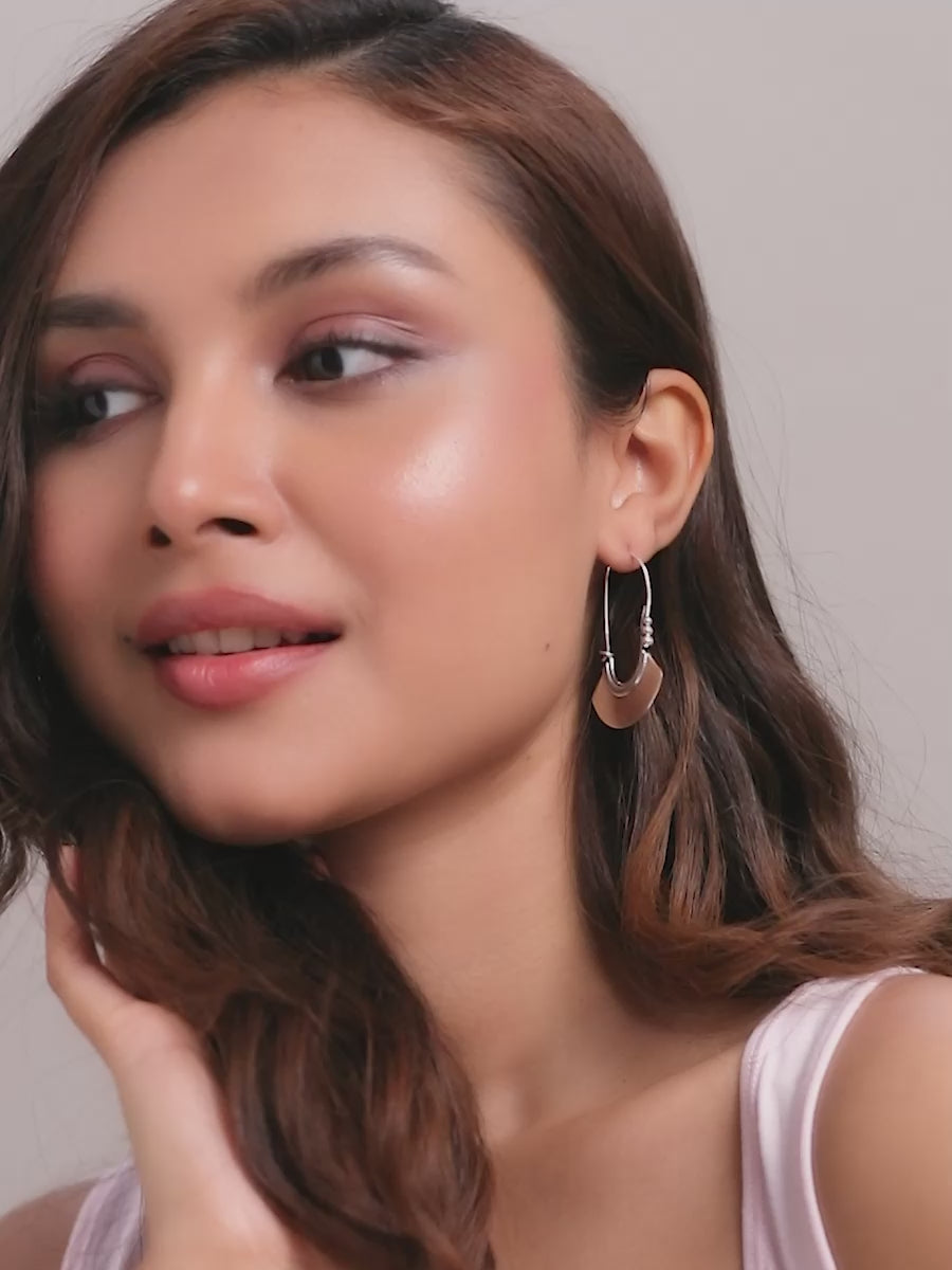 Load video: Antique Bohemian Statement Dangler Earring
