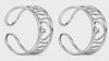 925 Sterling Silver Stylish Heart Toe Ring For Women