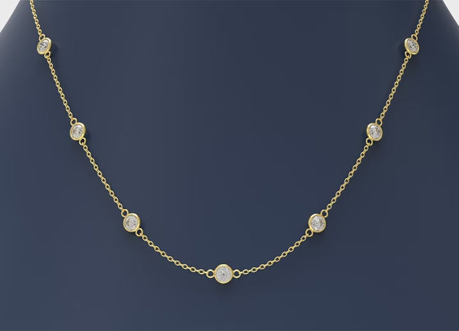 Load video: Flash Gold Station Necklace