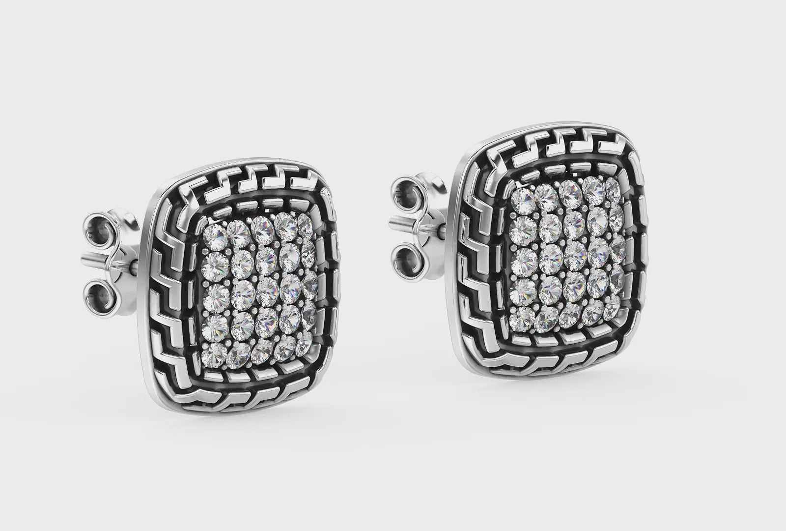 Load video: Antique Finish Men's Stud