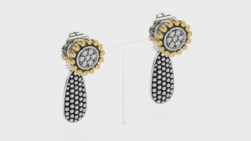 Load video: Antique Drop Earrings