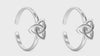 925 Sterling Silver Triangle Design Toe Ring for Women