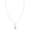 925 Sterling Silver CZ Peacock Pendant Necklace for Teen Women