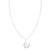 925 Sterling Silver CZ Teddy Bear Pendant Necklace for Teen Women