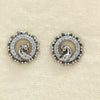 925 Sterling Silver Designer Peacock Cz Stud Earrings for Women and Girls