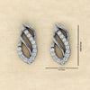 925 Sterling Silver Cz Stud Earrings for Women and Girls