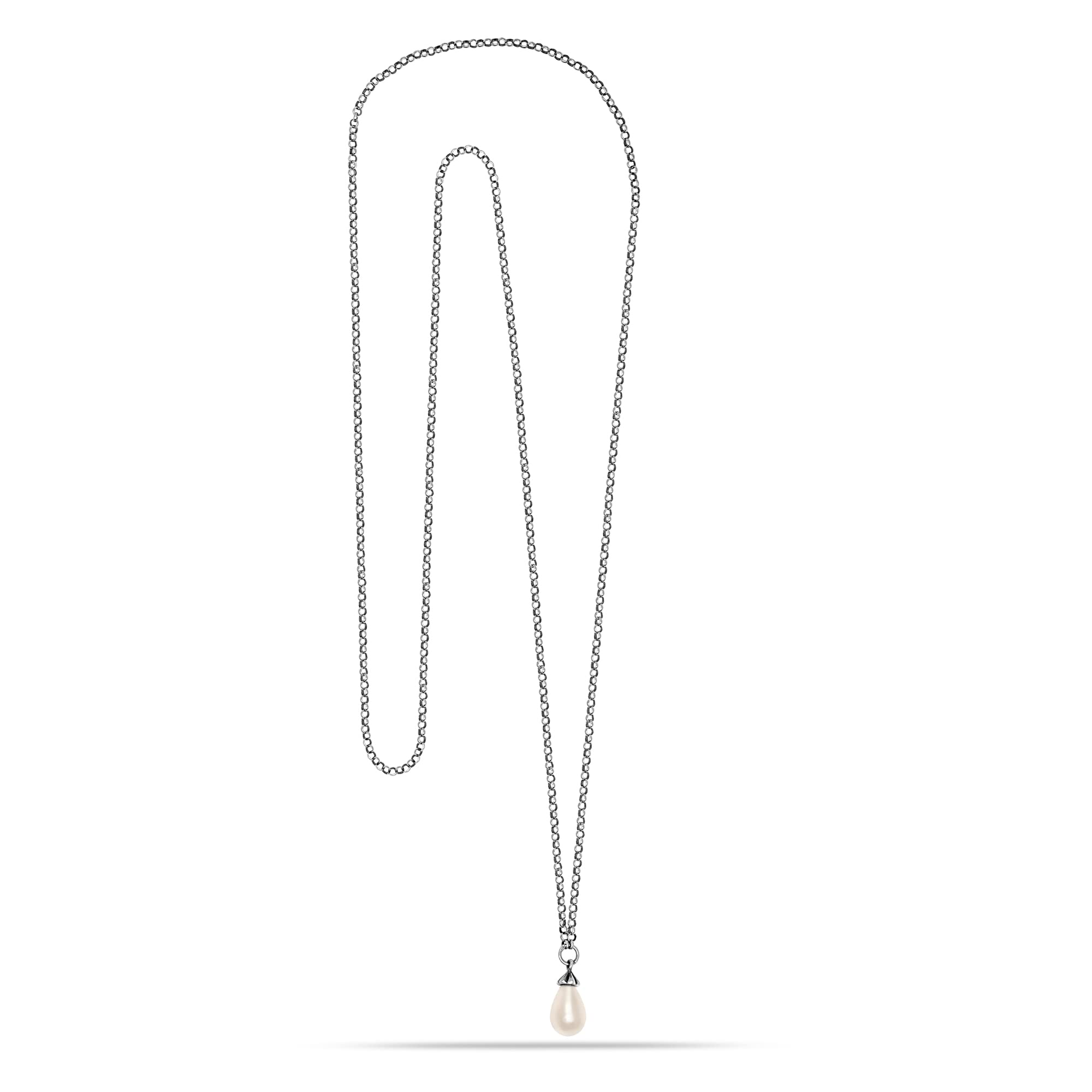 925 Sterling Silver Pearl Pendant Necklace for Women