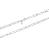 925 Sterling Silver Italian Paperclip Link Chain Necklace for Women 24 Inches