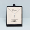 925 Sterling Silver Dimensional Love 3D Bar Necklace Pendant for Teen Women