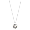 925 Sterling Silver Love Knot Pearl Pendant Necklace for Women