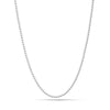 925 Sterling Silver Italian Adjustable Ball Chain Necklace for Women 24 Inches