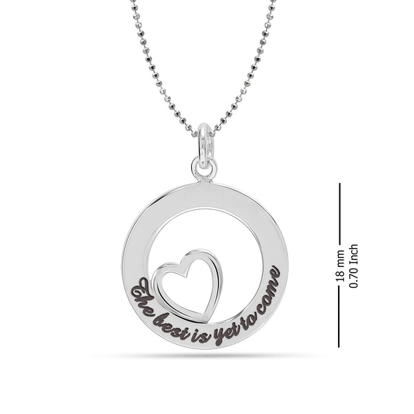 925 Sterling Silver Family Love Circle Pendant Necklace for Women Teen, Gift for Best Friends, Gift for Her, Gift for Him