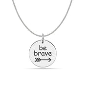 Dual Tone Charm Necklace