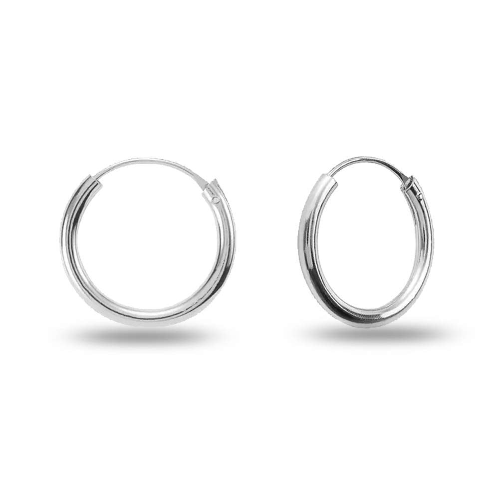 925 Sterling Silver Hoop Earring for Girl & Women