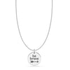 925 Sterling Silver Be Brave Charm Necklace for Teen Women