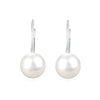 925 Sterling Silver Freshwater Pearl Leverback Earring for Women and Teen