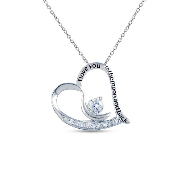 925 Sterling Silver Jewelry Inspiration Engraved Cable Chain Pendant Necklace for women