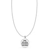 925 Sterling Silver Quote Charms Necklace for Teen Women