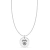 925 Sterling Silver aloha Quote Charms Necklace for Women Girls