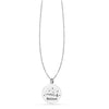 925 Sterling Silver Believe Inspirational Necklace for Women Teen