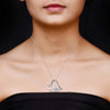 925 Sterling Silver Jewelry Inspiration Engraved Cable Chain Pendant Necklace for women