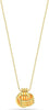 925 Sterling Silver Yellow Gold-Plated Love Knot Pendant Necklace for Women Teen