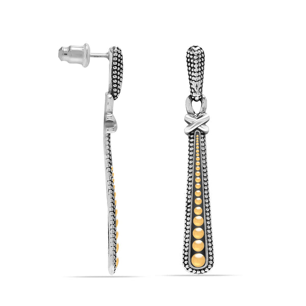 925 Sterling Silver Caviar Beads Hypoallergenic Dangle Earring for Women