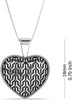 925 Sterling Silver Heart Pendant Necklace for Women Teen Girl