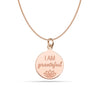 925 Sterling Silver Rose-Gold Gratitude Necklace for Girls & Women
